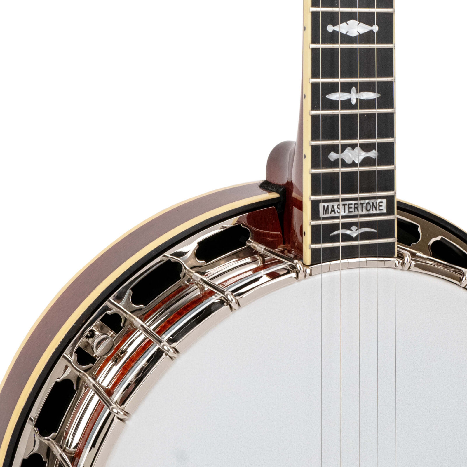 Mastertone® OB-3: Orange Blossom "Twanger" Pre-War Style Resonator Banjo with Case - Image 4