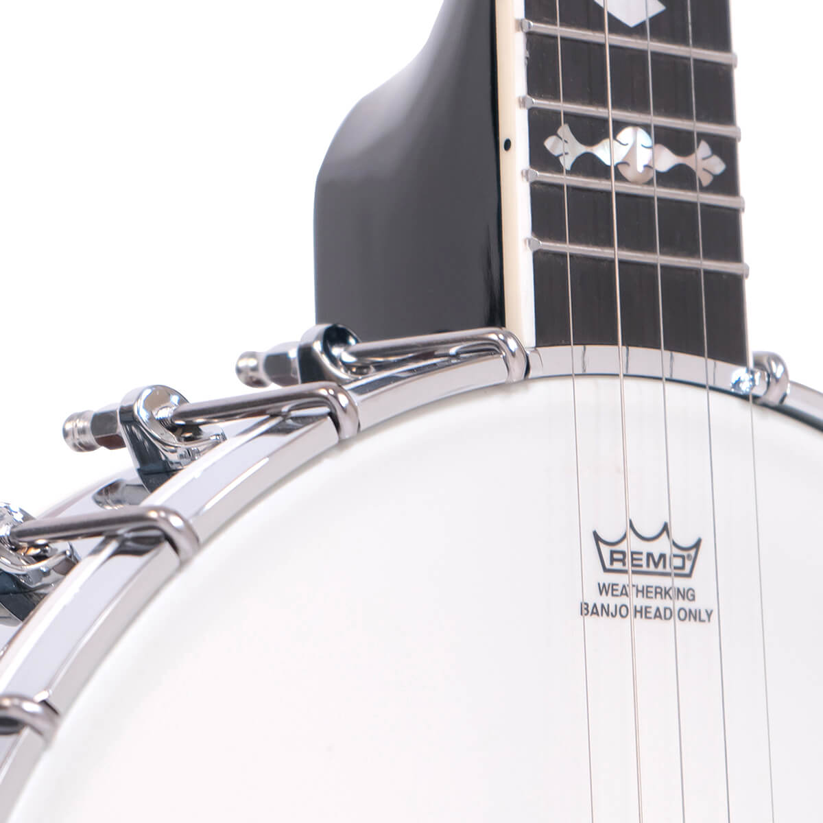OT-800LN: Old Time Long Neck Banjo with Case - Image 4