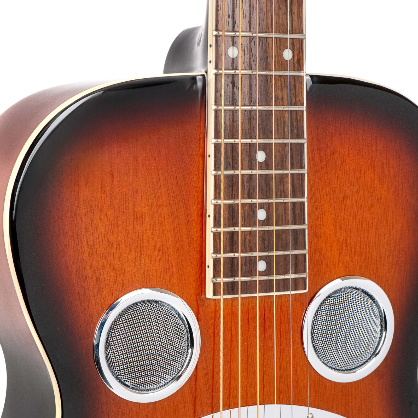 PBR/L: Lefty Paul Beard Signature-Series Roundneck Resonator Guitar with Case - Image 4