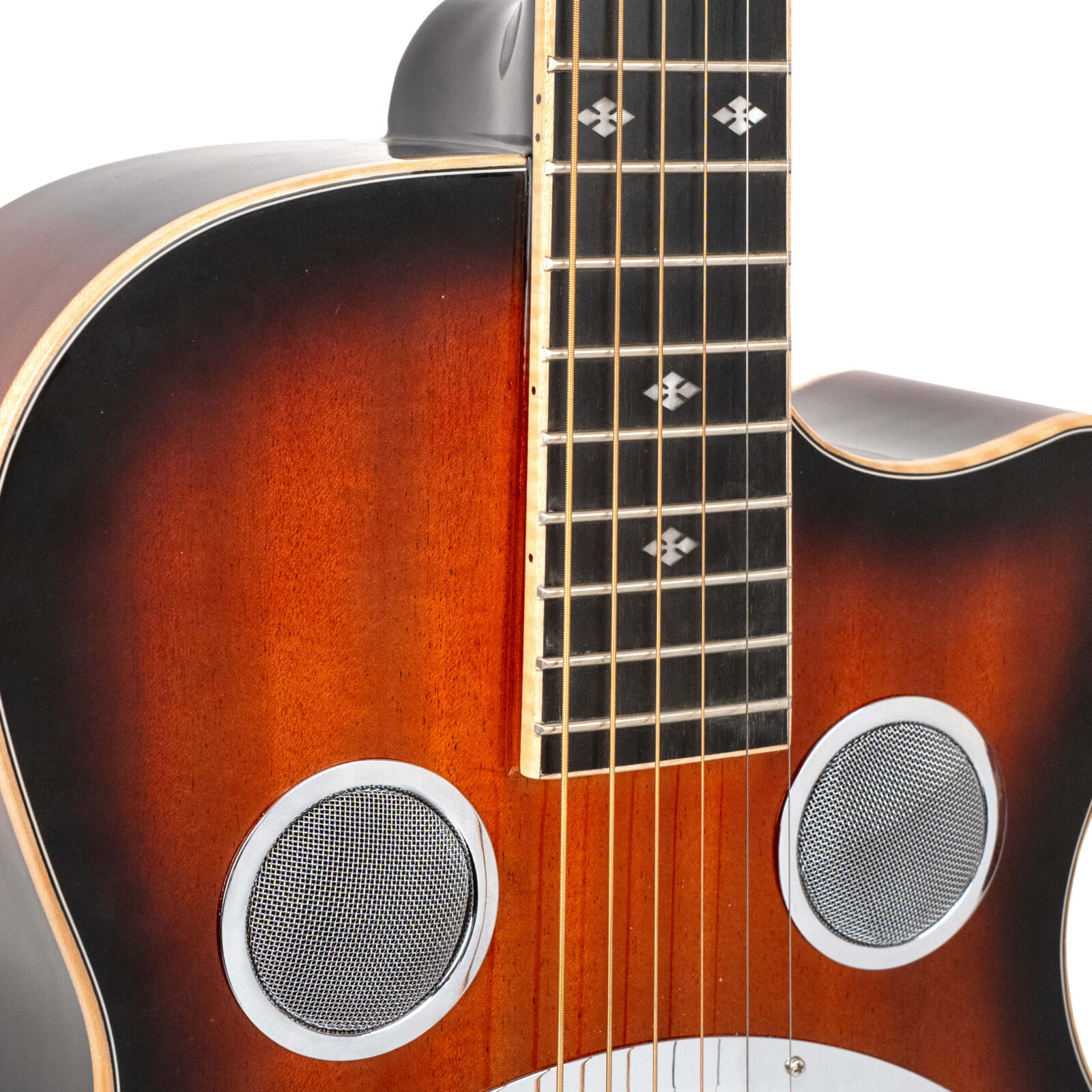 PBR-CA/L: Paul Beard Signature-Series Lefty Roundneck Resonator Guitar with Cutaway and Case - Image 4