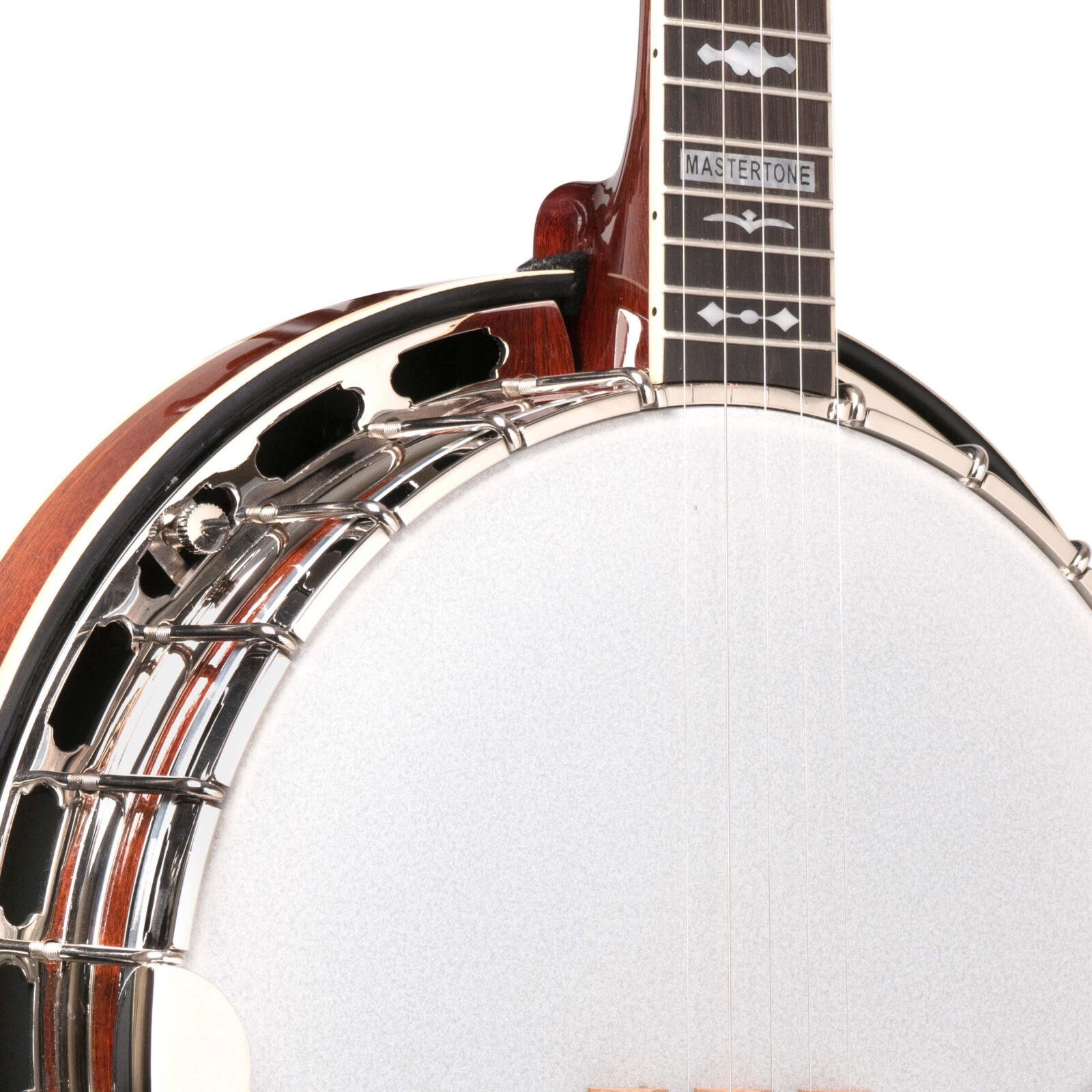 Mastertone® OB-3EF: 24-Fret Orange Blossom "Twanger" Pre-War Style Resonator Banjo with Case - Image 4