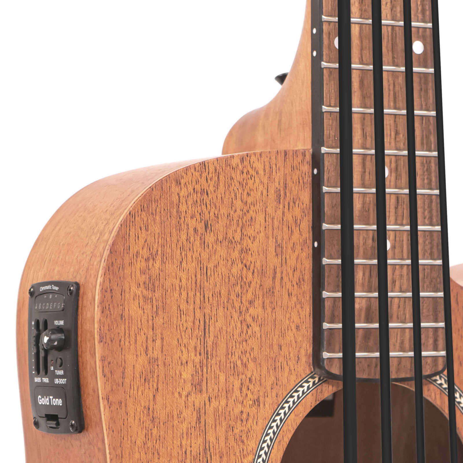M-Bass 23-Inch Scale Acoustic-Electric MicroBass with Gig Bag - Image 4