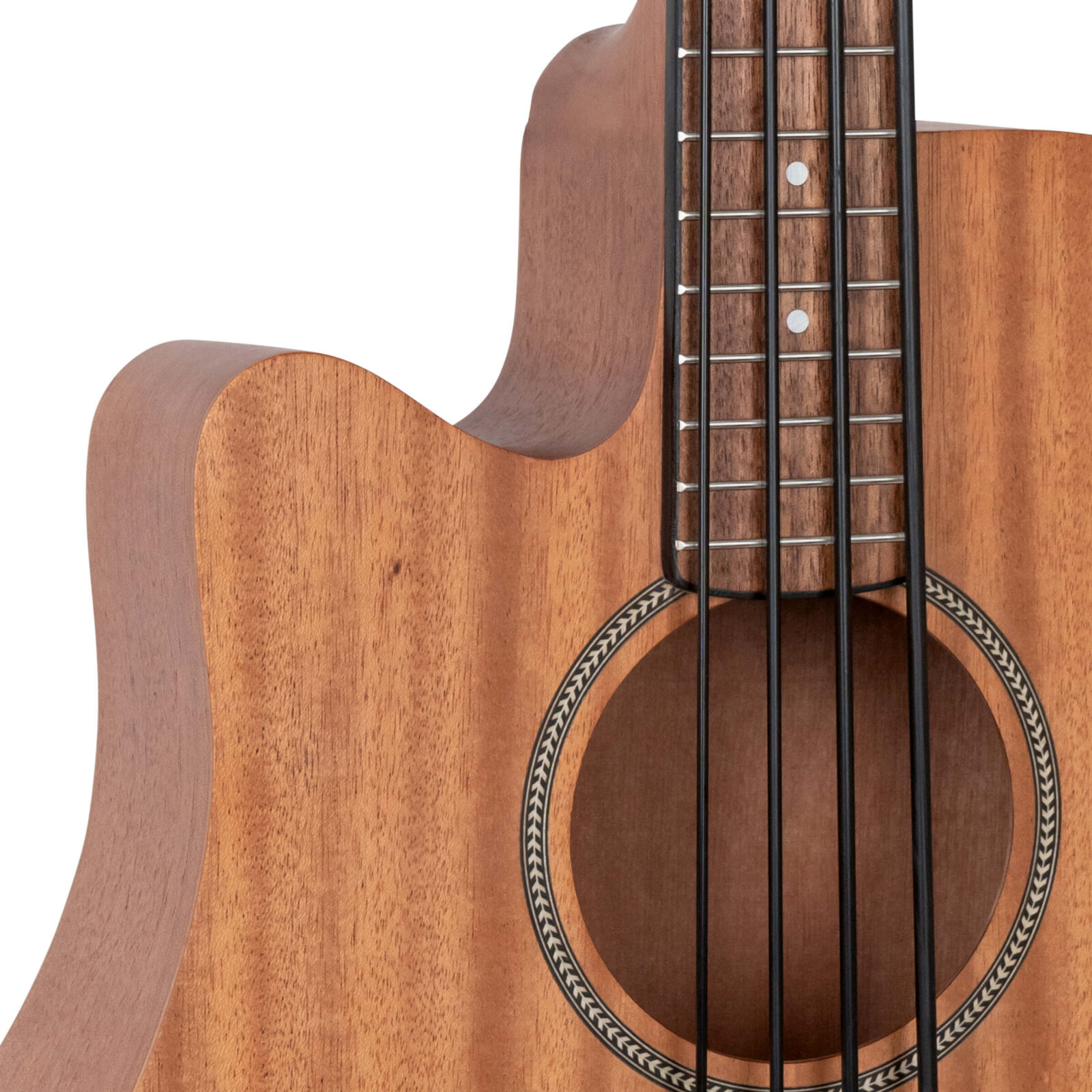 M-Bass25/L: Lefty 25-Inch Scale Acoustic-Electric MicroBass with Gig Bag - Image 4