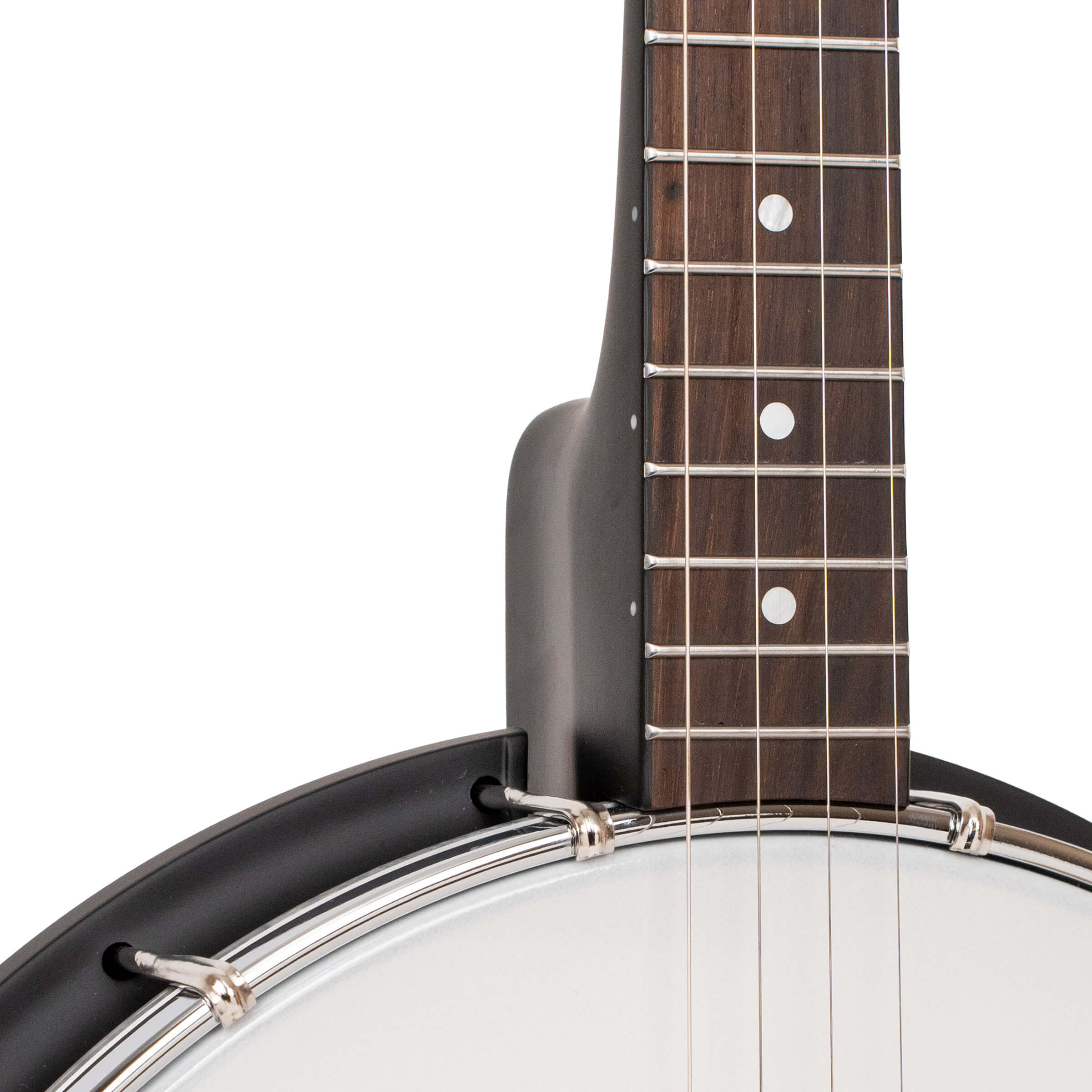 AC-4P/L: Acoustic Composite 4-String Openback Plectrum Left-Handed Banjo with Gig Bag - Image 4