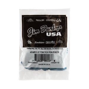 Dunlop Tortex® Fin Picks - 1.00mm - Bag Of 72 Picks