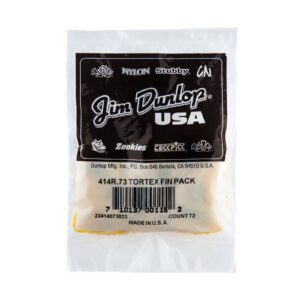 Dunlop Tortex® Fin Picks - .73mm - Bag Of 72 Picks