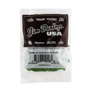 Dunlop Tortex® Fin Picks - .88mm - Bag Of 72 Picks