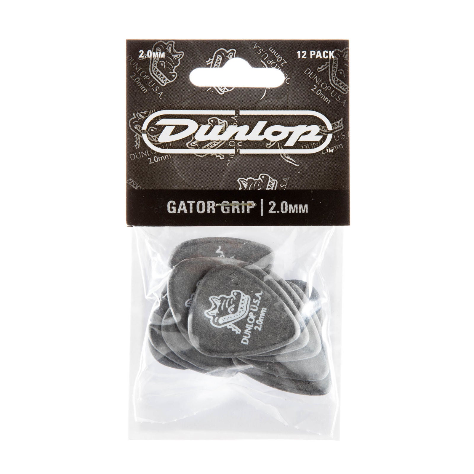 Dunlop Gator Grip® Pick - 2.00mm - Pack Of 12 Picks