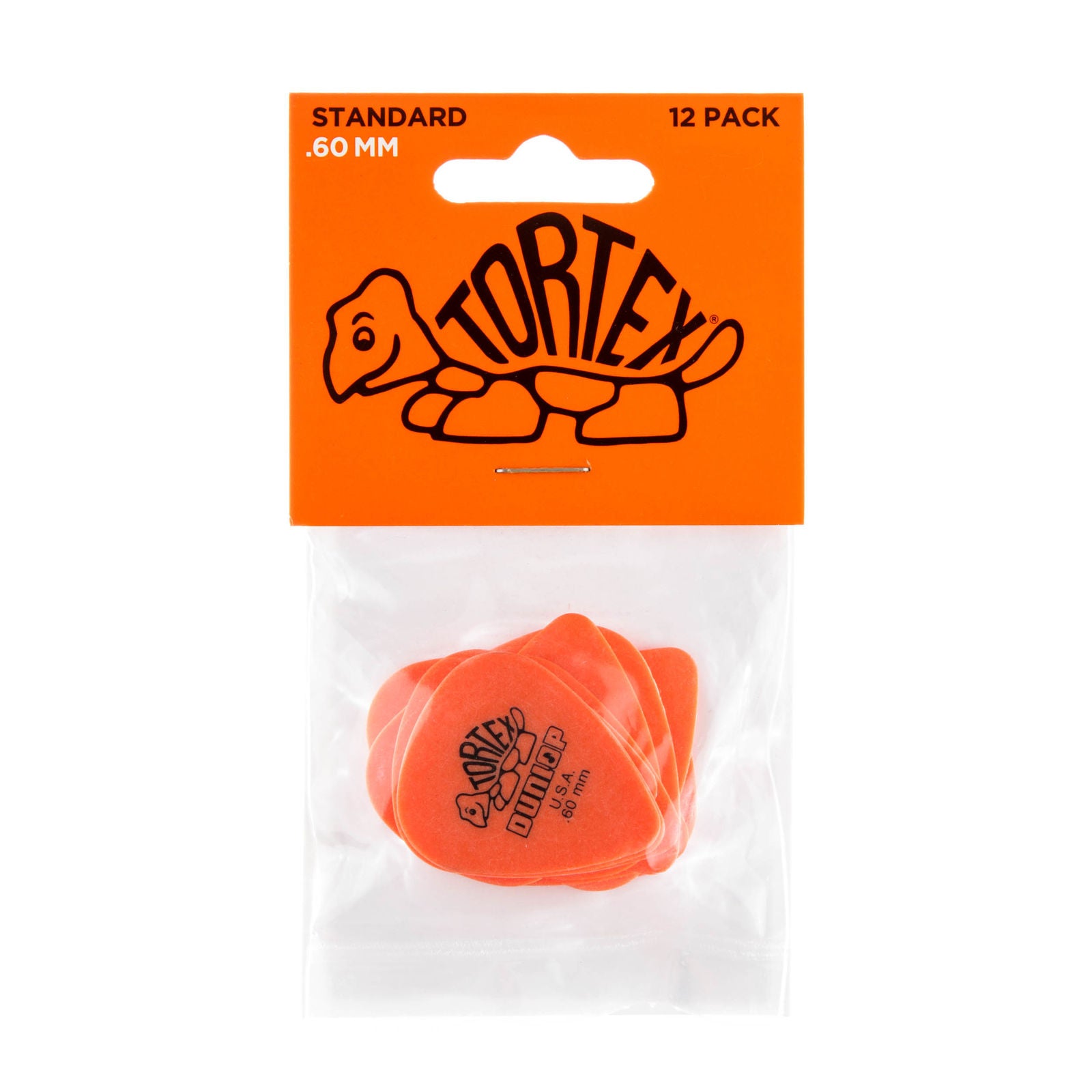 Dunlop Tortex® Standard Picks - .60mm - Pack Of 12 Picks