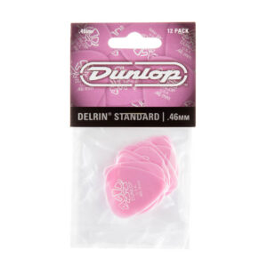 Dunlop Delrin 500 Guitar Pick - .46mm - Pack Of 12 Picks