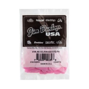 Dunlop Delrin 500 Guitar Picks - .46mm - Bag Of 72 Picks