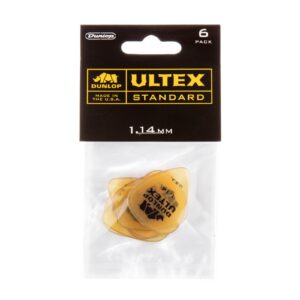 Dunlop Ultex® Standard Picks - 1.14mm - Pack Of 6 Picks
