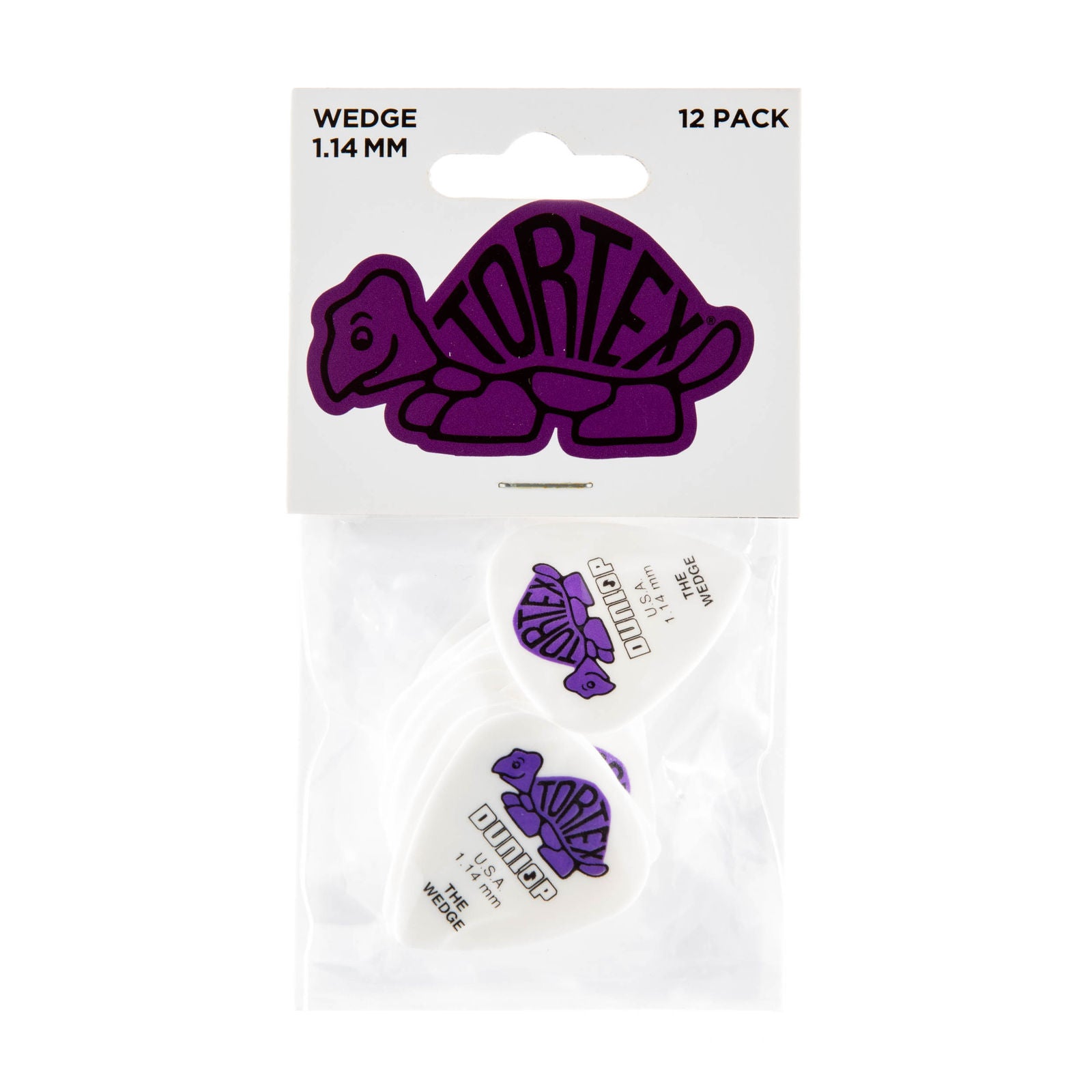 Dunlop Tortex® Wedge Picks - 1.14mm - Pack Of 12 Picks