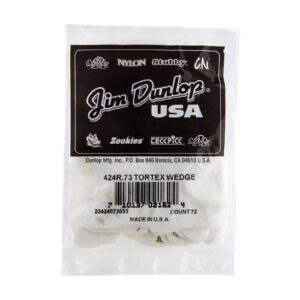 Dunlop Tortex® Wedge Picks - .73mm - Bag Of 72 Picks