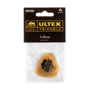 Dunlop Ultex® Triangle Picks - 1.00mm - Pack Of 6 Picks