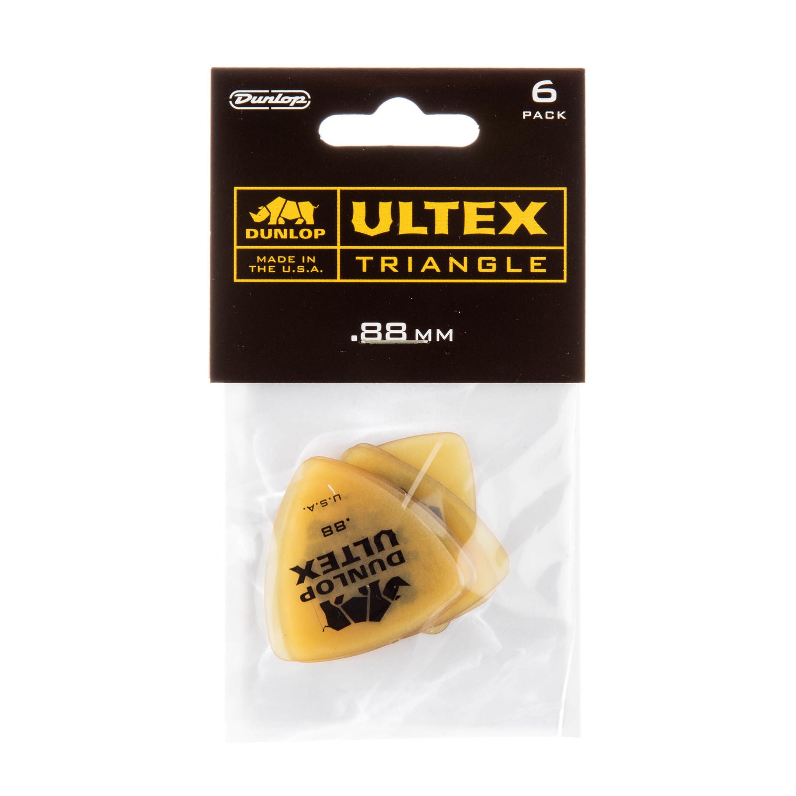 Dunlop Ultex® Triangle Picks - .88mm - Pack Of 6 Picks