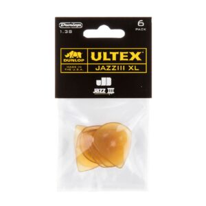 Dunlop Ultex® Jazz III XL Picks - 1.38mm - Pack Of 6 Picks