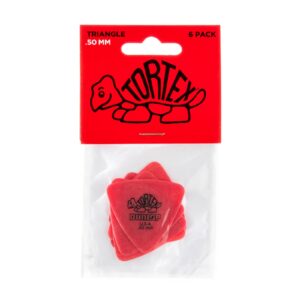 Dunlop Tortex® Triangle Picks - .50mm - Pack Of 6 Picks