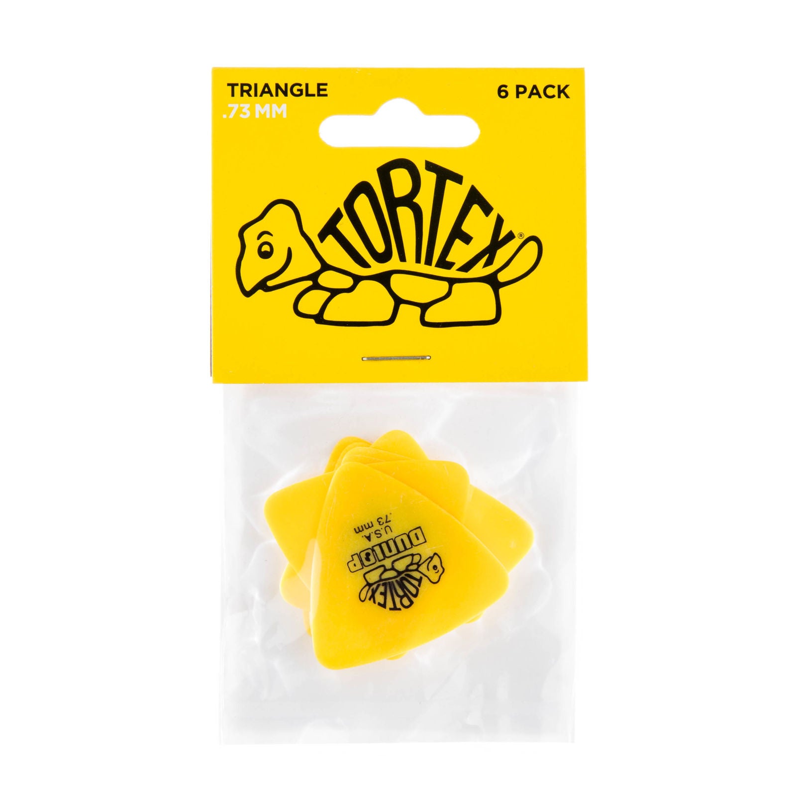 Dunlop Tortex® Triangle Picks - .73mm - Pack Of 6 Picks