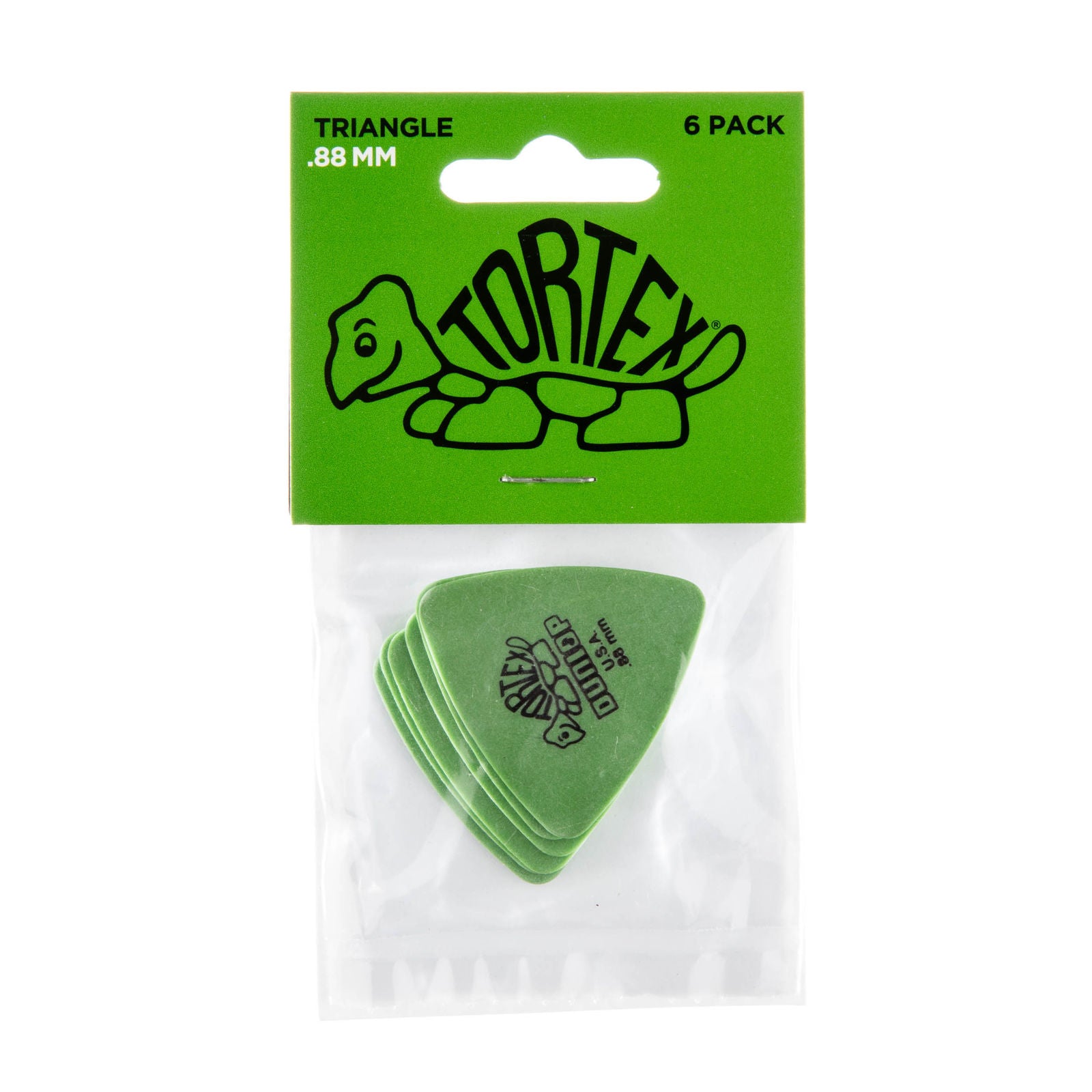 Dunlop Tortex® Triangle Picks - .88mm - Pack Of 6 Picks