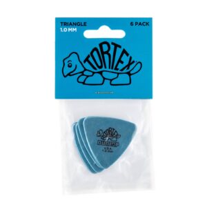 Dunlop Tortex® Triangle Picks - 1.00mm - Pack Of 6 Picks