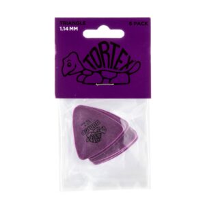 Dunlop Tortex® Triangle Picks - 1.14mm - Pack Of 6 Picks