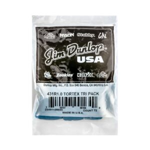 Dunlop Tortex® Triangle Picks - 1.00mm - Bag Of 72 Picks