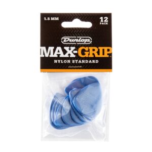 Dunlop Max-Grip® Nylon Standard Picks - 1.50mm - Pack Of 12 Picks