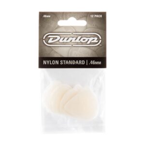 Dunlop Nylon Standard Picks - .46mm - Pack Of 12 Picks