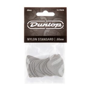 Dunlop Nylon Standard Picks - .60mm - Pack Of 12 Picks