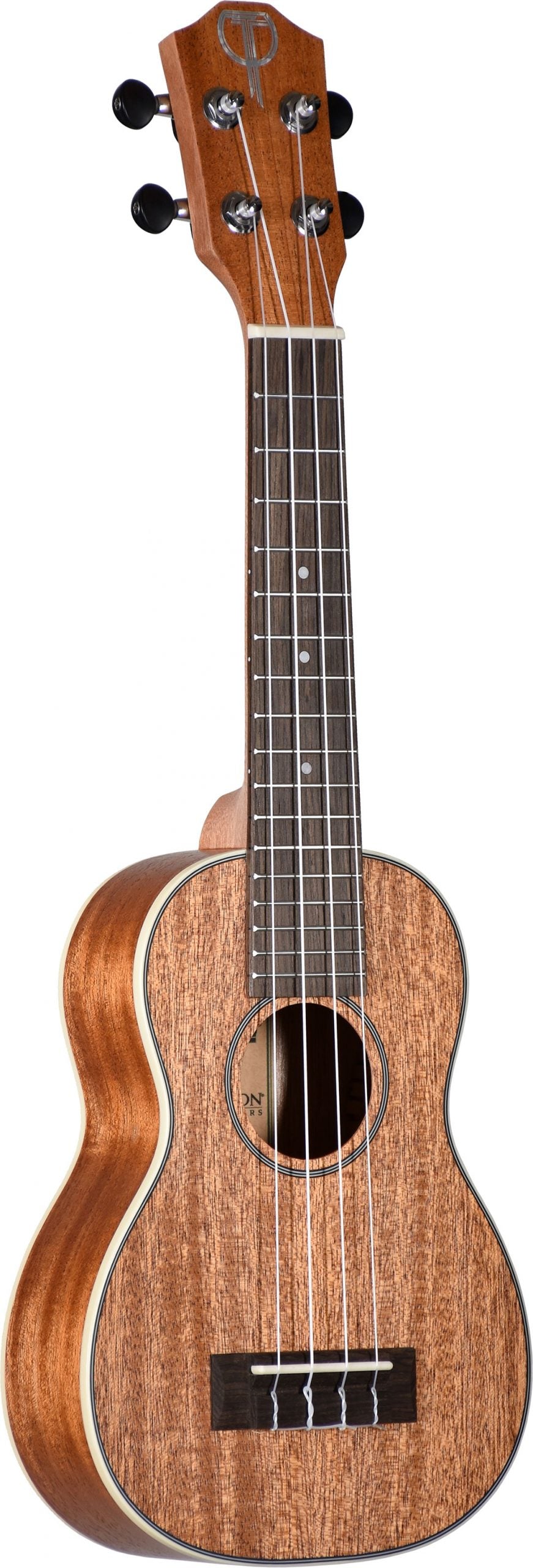 Teton TS103 Soprano Ukulele With Solid Mahogany Top And Mahogany Back & Sides