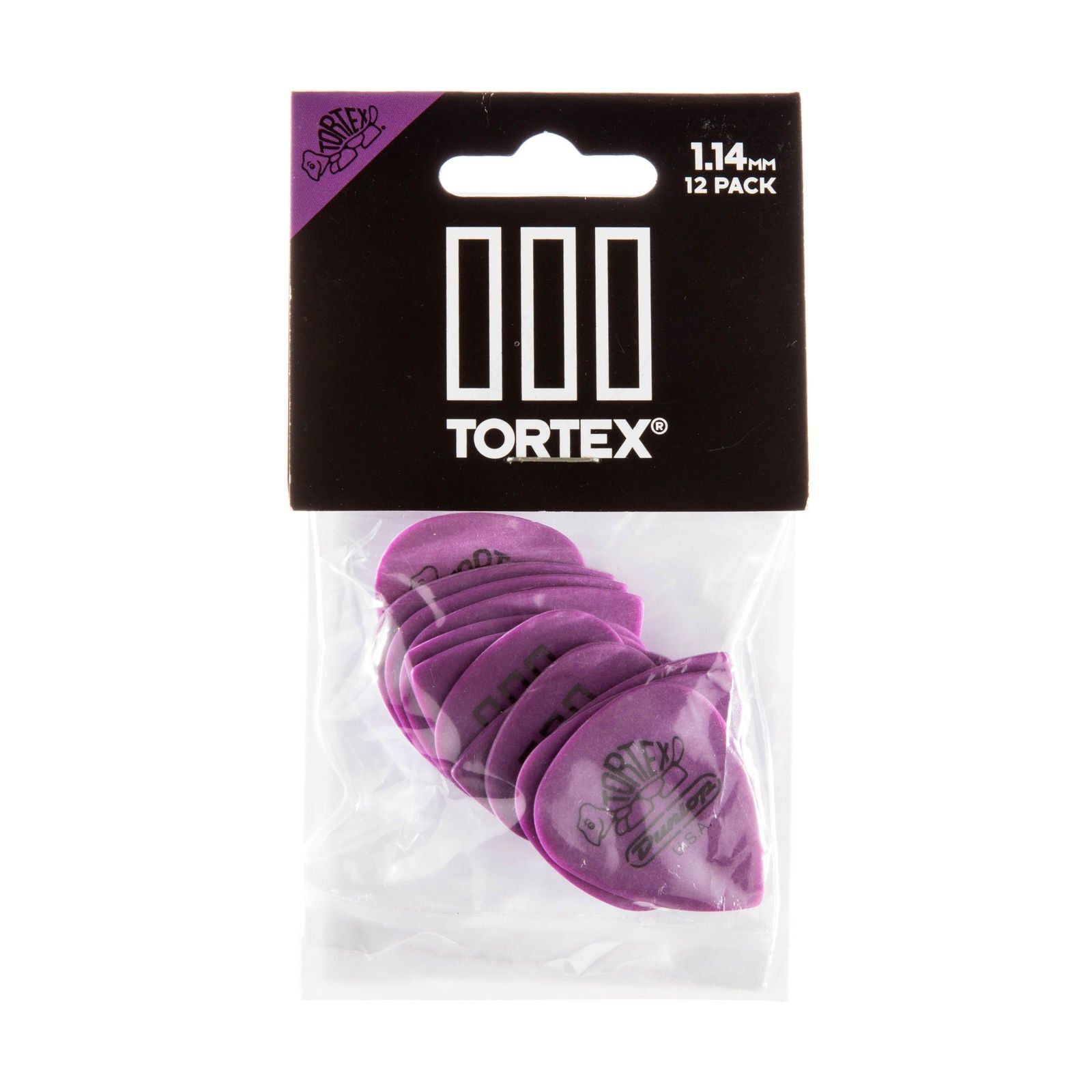 Dunlop Tortex® TIII Picks - 1.14mm - Pack Of 12 Picks