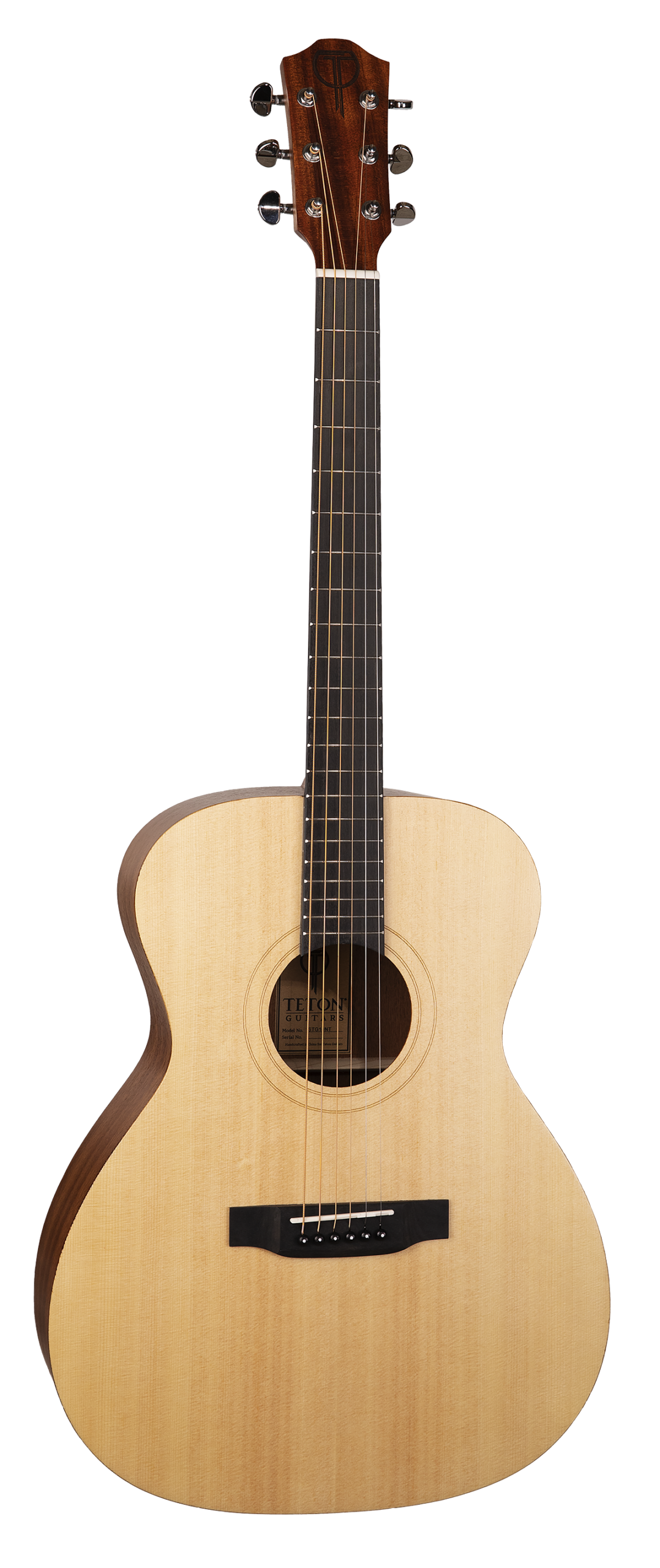 Teton STG10NT Grand Concert Acoustic Guitar - Solid Spruce Top - Mahogany Back & Sides