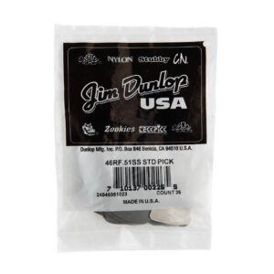 Dunlop Stainless Steel Standard Picks - .051 Inch - Bag Of 36 Picks