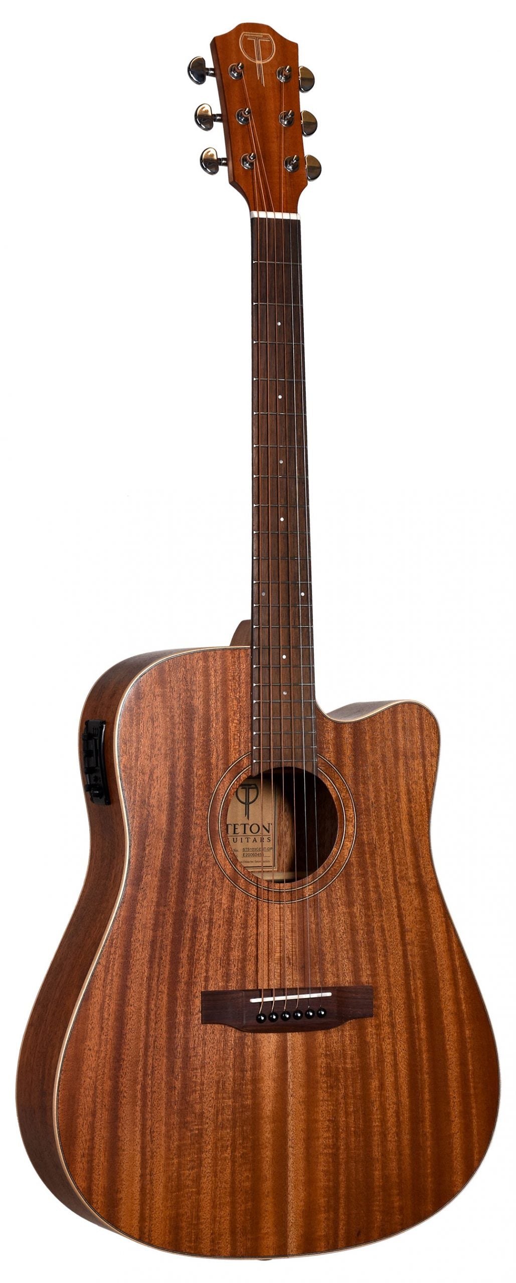 Teton STS103CENT-OP Dreadnought Acoustic Guitar - All Mahogany - With EQ
