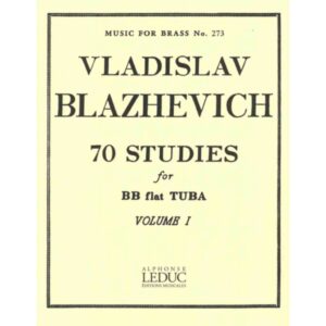 70 Studies for Bb Tuba - Volume I