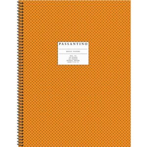 74. Spiral Book: 10-Stave, Passantino Manuscript Paper