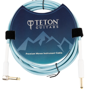 Teton Teal 10ft Guitar Cable TTGC10R