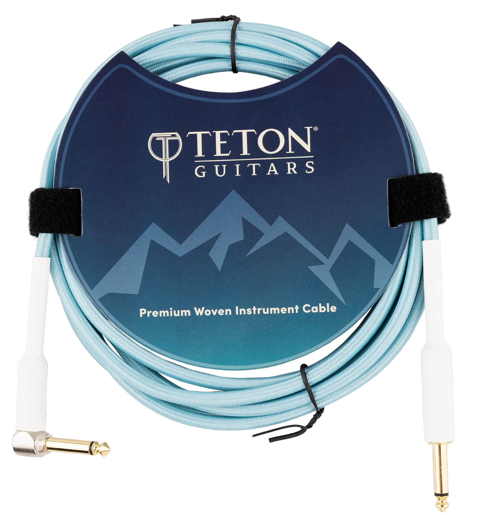 Teton Teal 10ft Guitar Cable TTGC10R