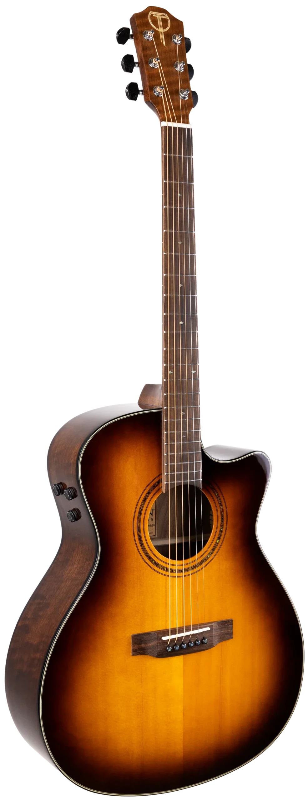 Teton STA120CESHB-BC "Bear Claw" Auditorium Acoustic Guitar - Walnut Back & Sides