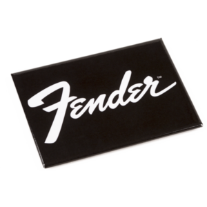 Fender® Black Logo Magnet