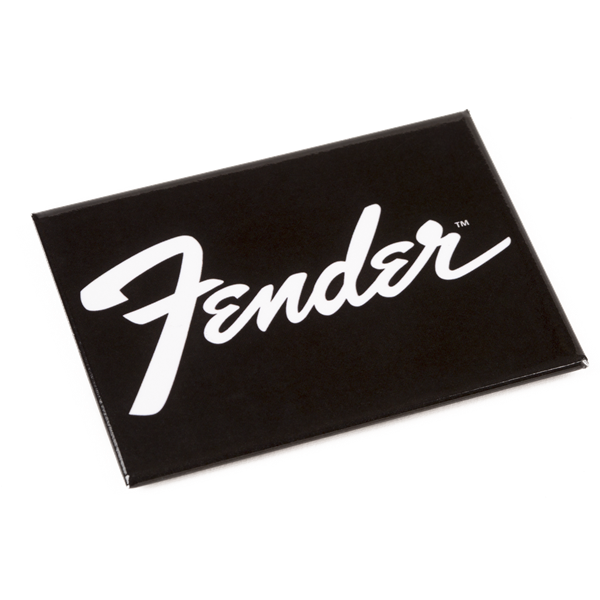 Fender® Black Logo Magnet