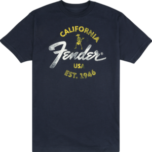 Fender® Baja Blue T-Shirt Blue — XL