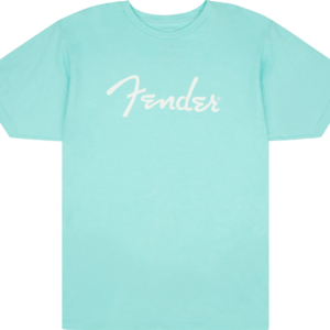 Fender® Spaghetti Logo T-Shirt Daphne Blue — L