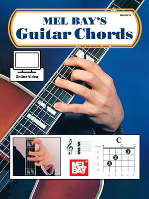 Mel Bay Guitar Chords Book-Book + Online Video