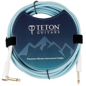 Teton Teal 20ft Guitar Cable TTGC20R