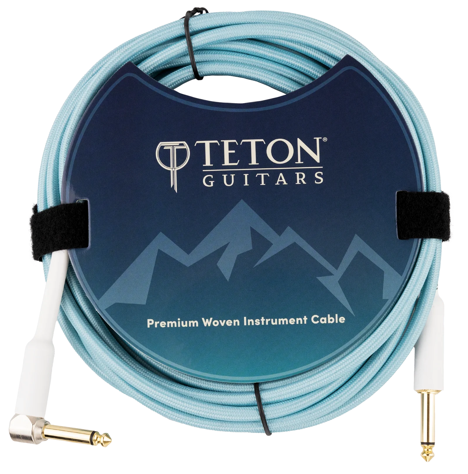 Teton Teal 20ft Guitar Cable TTGC20R