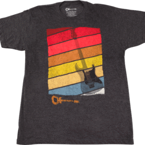 Charvel® Sunset T-Shirt, Charcoal, Small