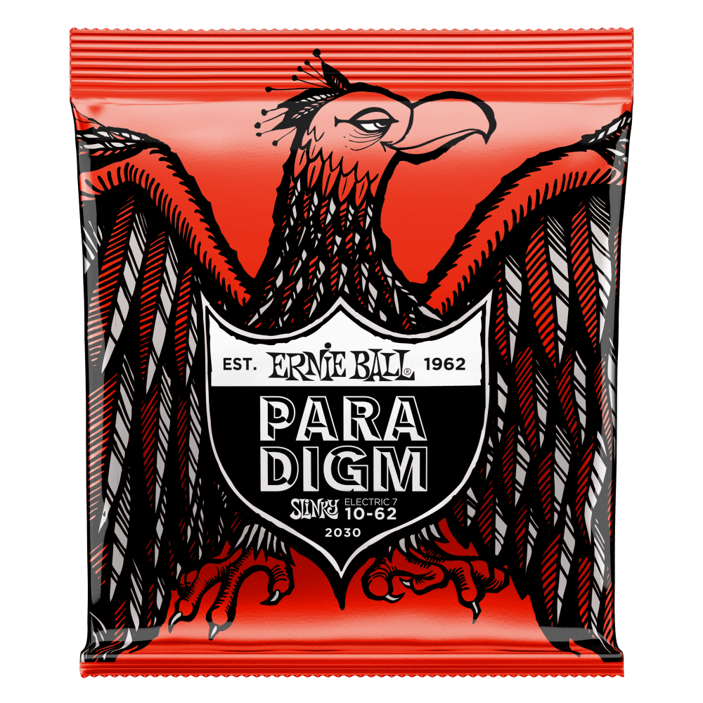 Ernie Ball Skinny Top Heavy Bottom 7-String Paradigm Electric Guitar Strings - 10-62