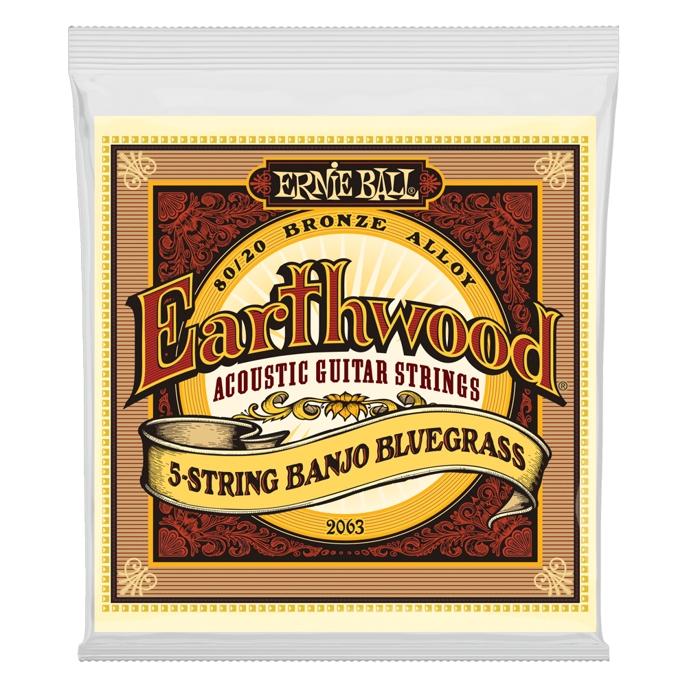 Ernie Ball Earthwood 80/20 Bronze 5-String Banjo Strings - 9-20